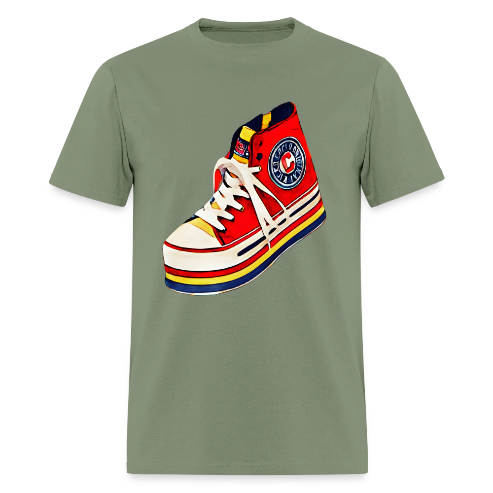 High Top Sneaker - military green