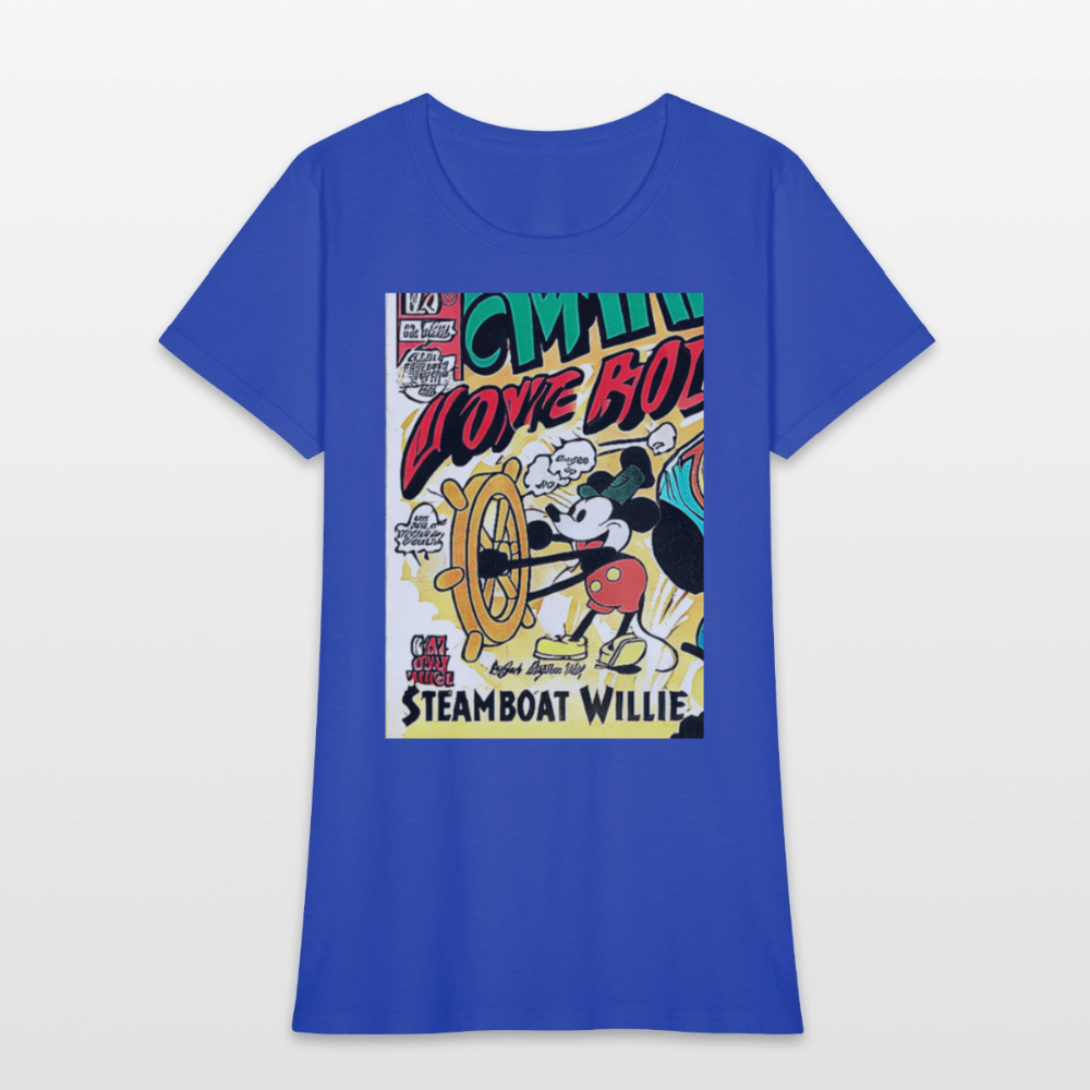 Steamboat Willie - royal blue