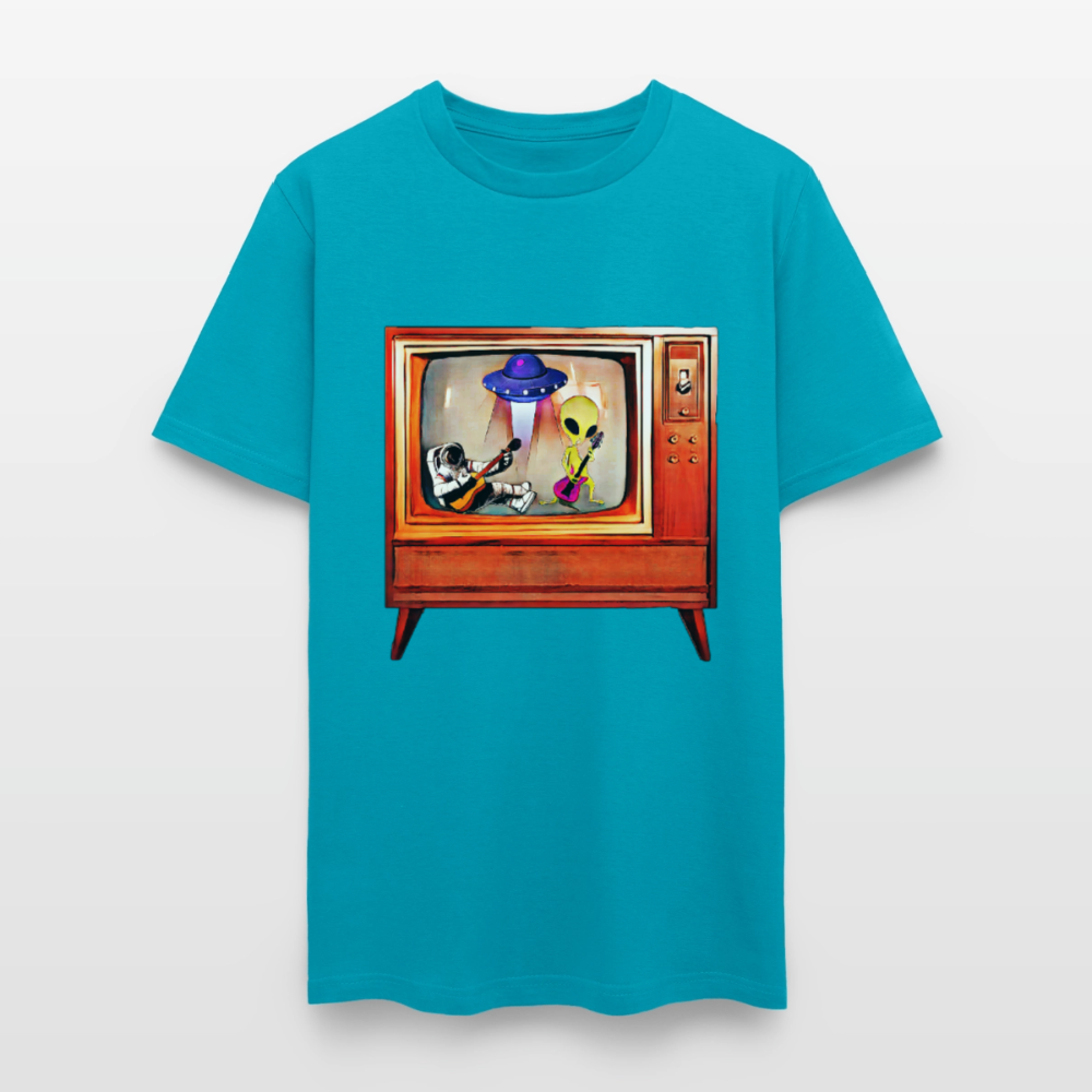 Rocking Astronaut and Alien - turquoise