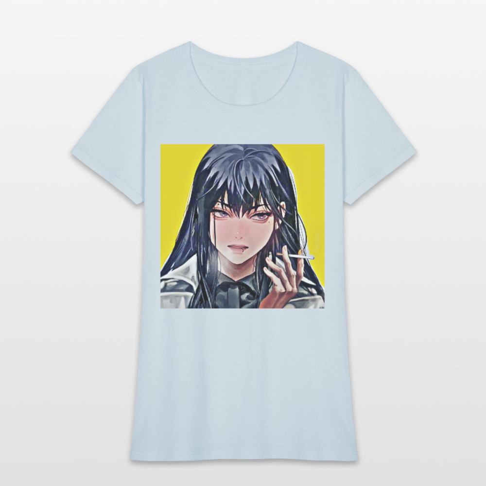 Mysterious Woman - light blue