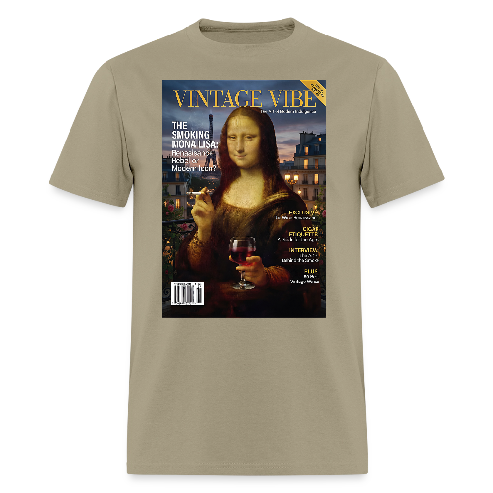 A Smoking Mona Lisa - khaki
