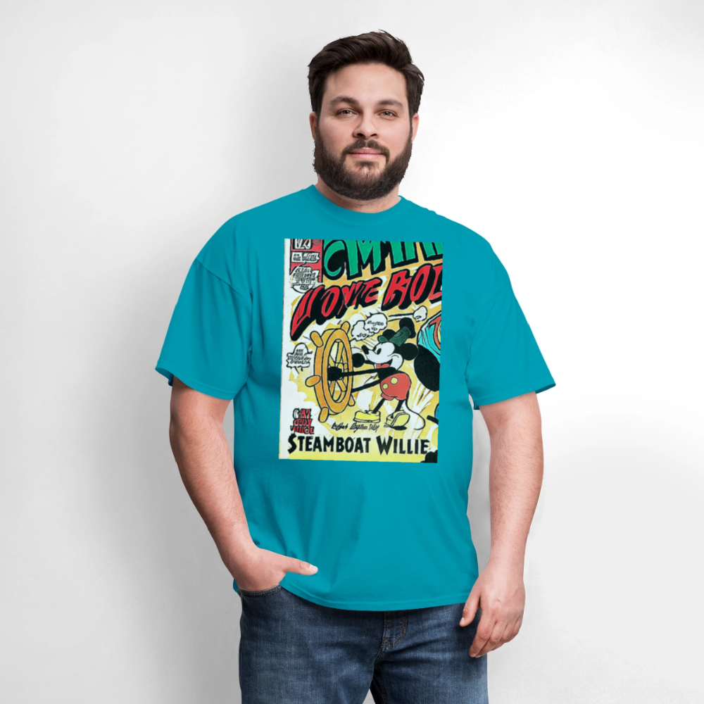 Steamboat Willie - turquoise