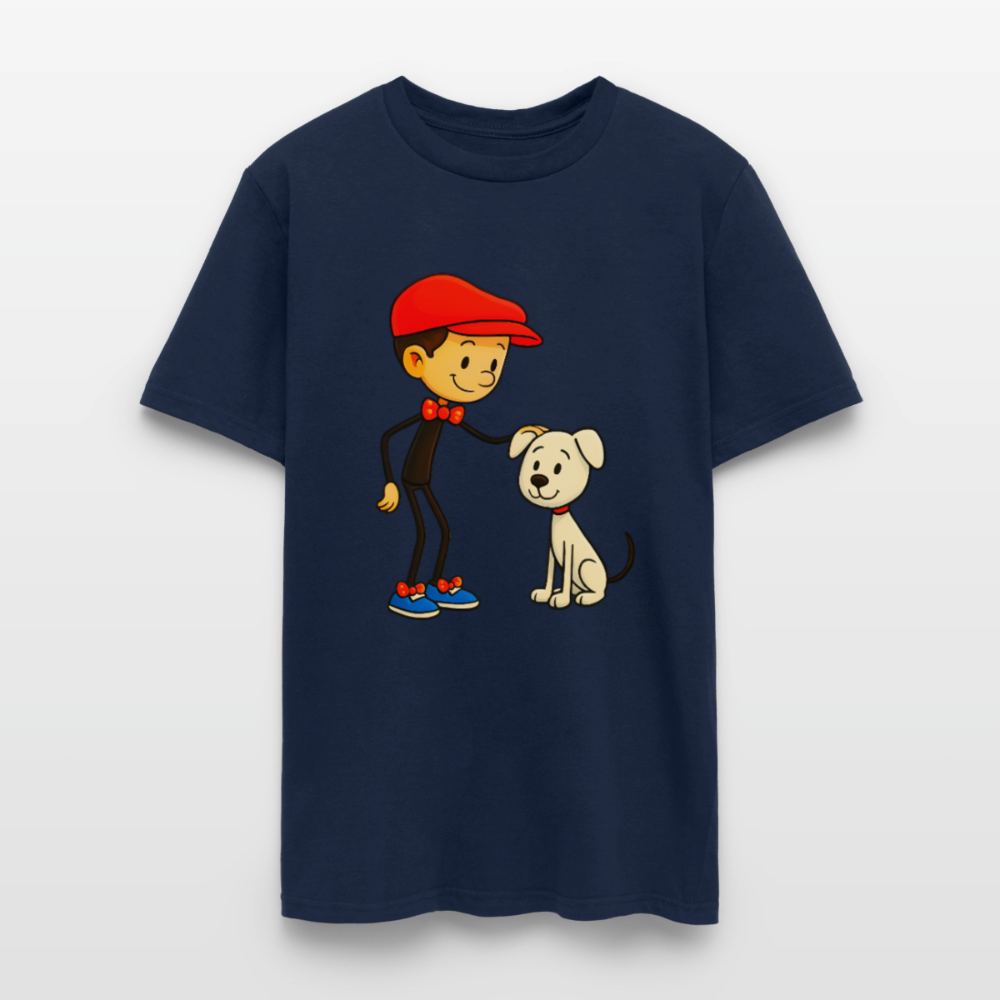 Dog And His Best Friend - navy