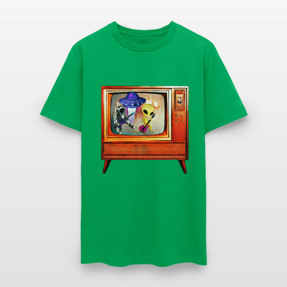 Rocking Astronaut and Alien #2 - bright green