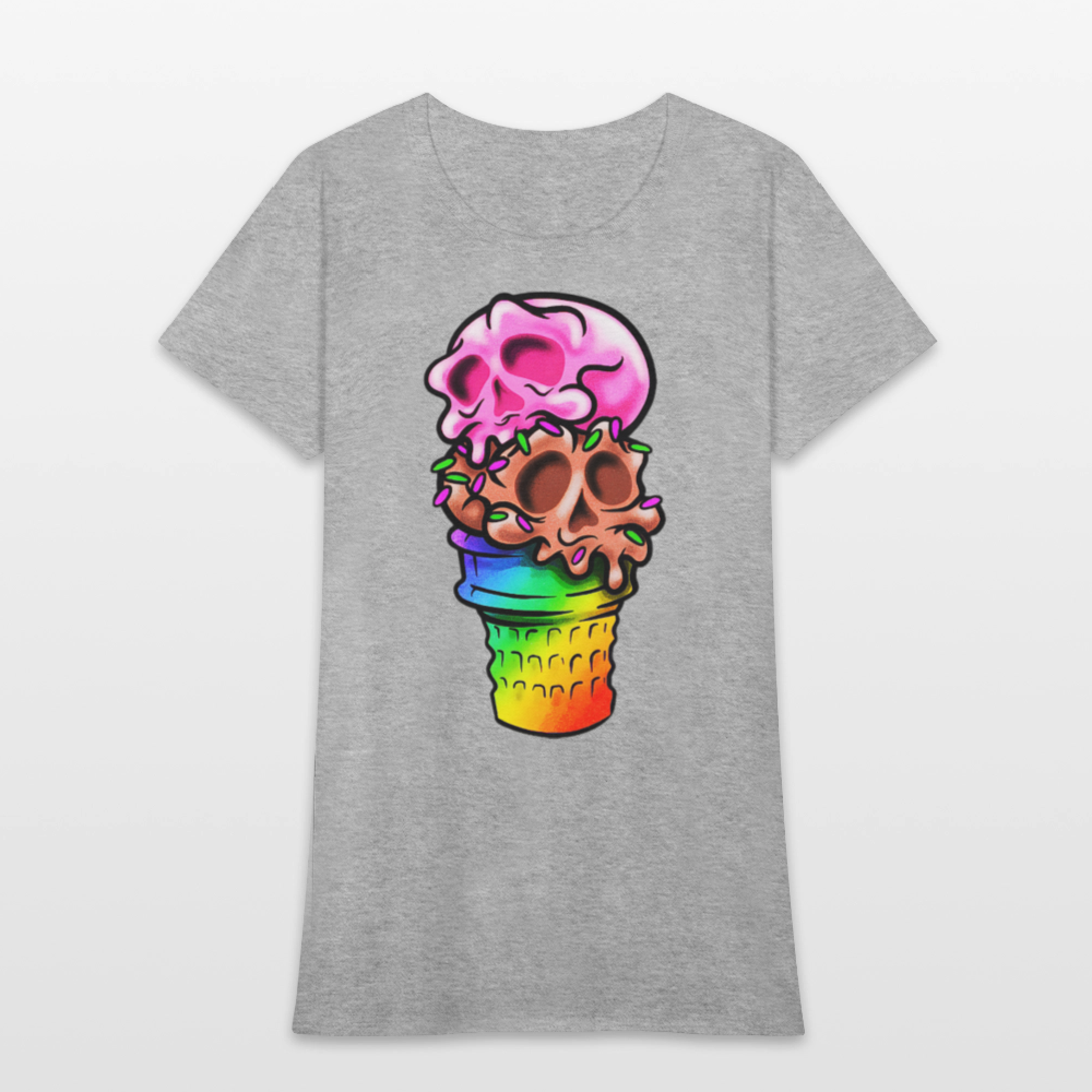 Cone Skull - heather gray