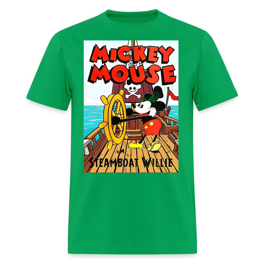 Steamboat Willie - bright green
