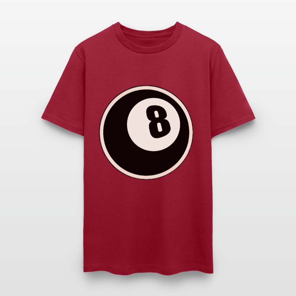 8 Ball - dark red
