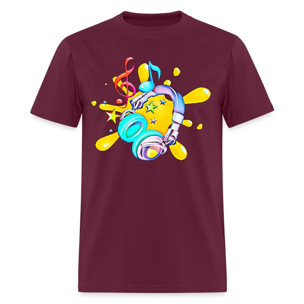 Splash of Music - burgundy