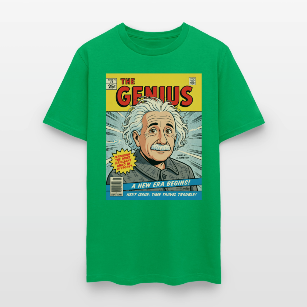 Albert Einstein #2 - bright green
