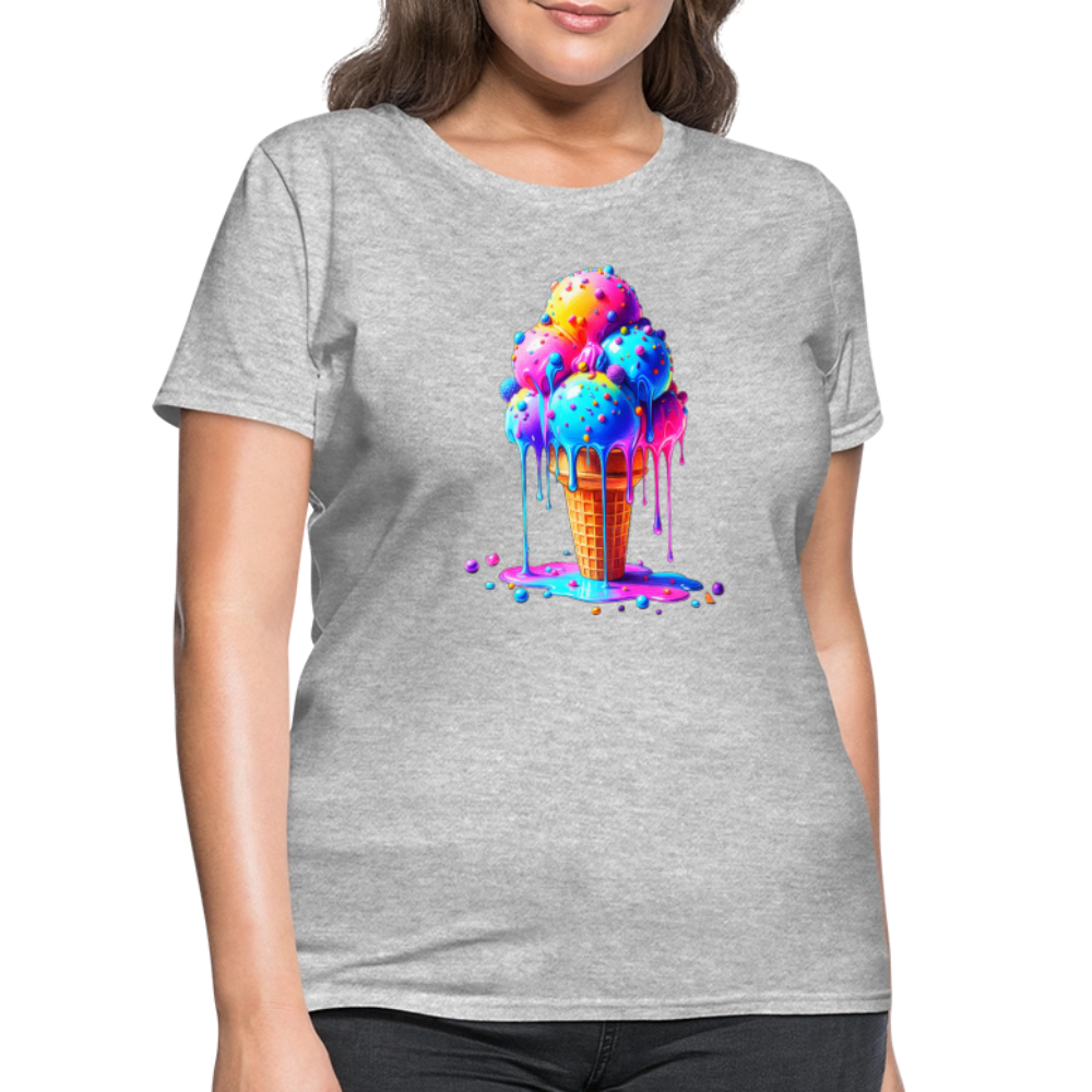 Melting Rainbow - heather gray