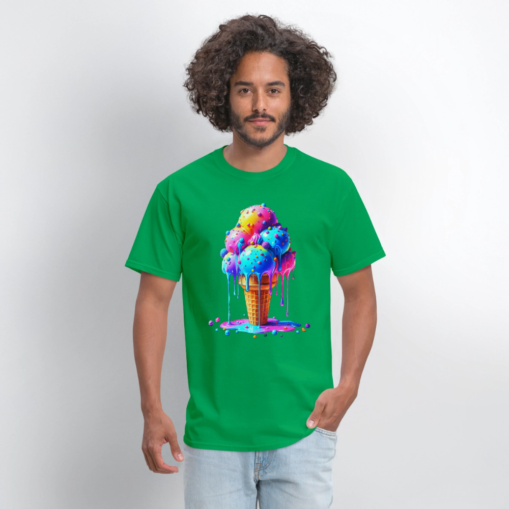 Melting Rainbow - bright green