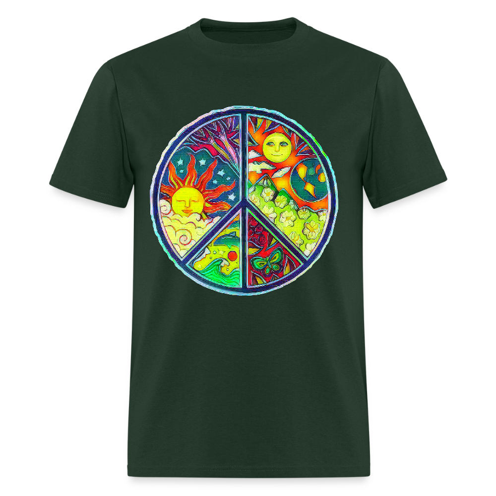 Peace - forest green