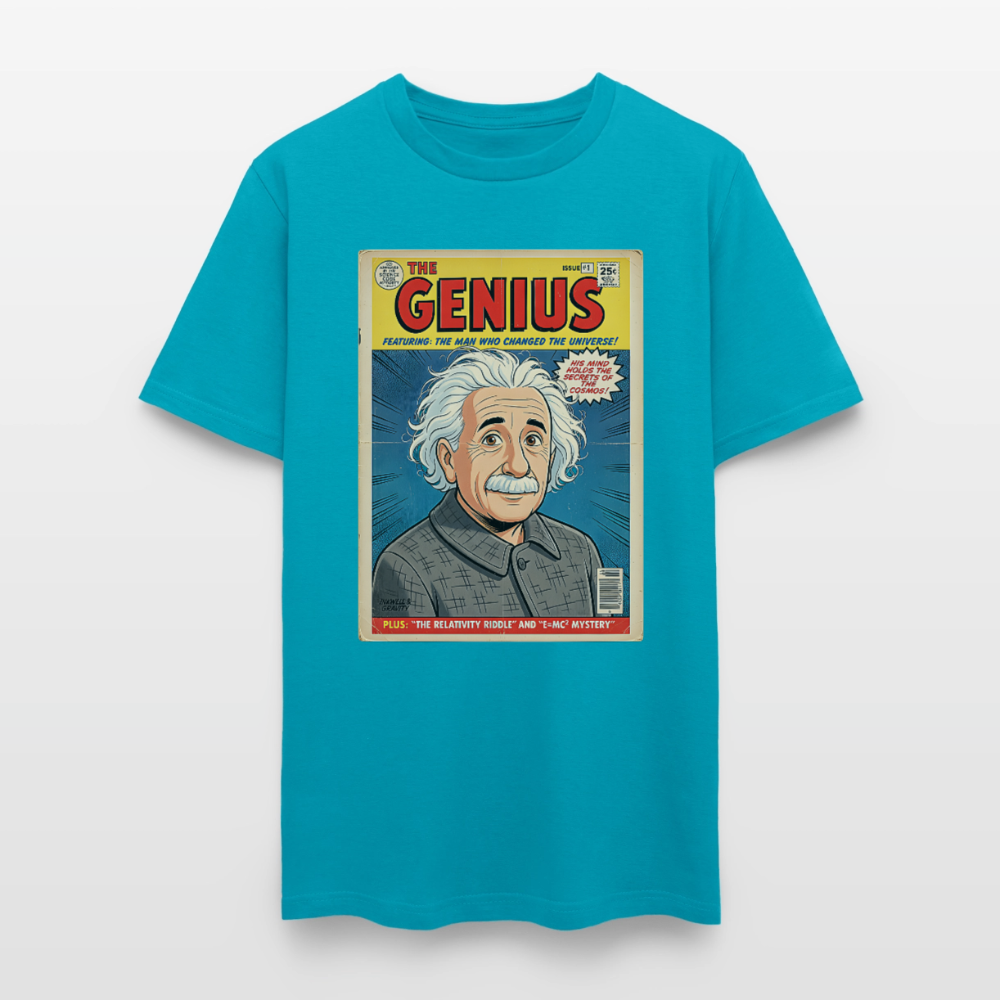 Albert Einstein #1 - turquoise