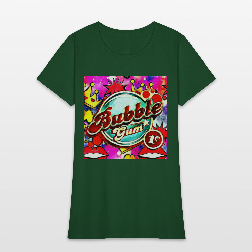 Bubblegum - forest green