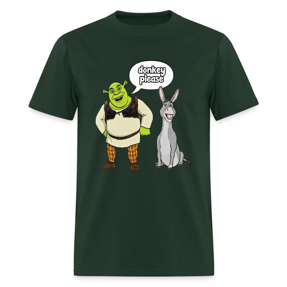 Donkey Please Shrek - forest green
