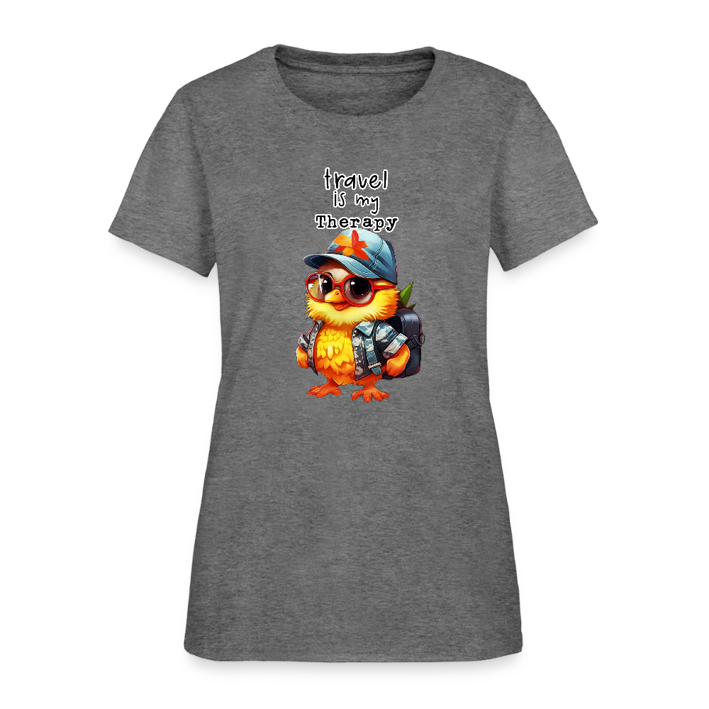 Travel Is My Therapy - graphite heather