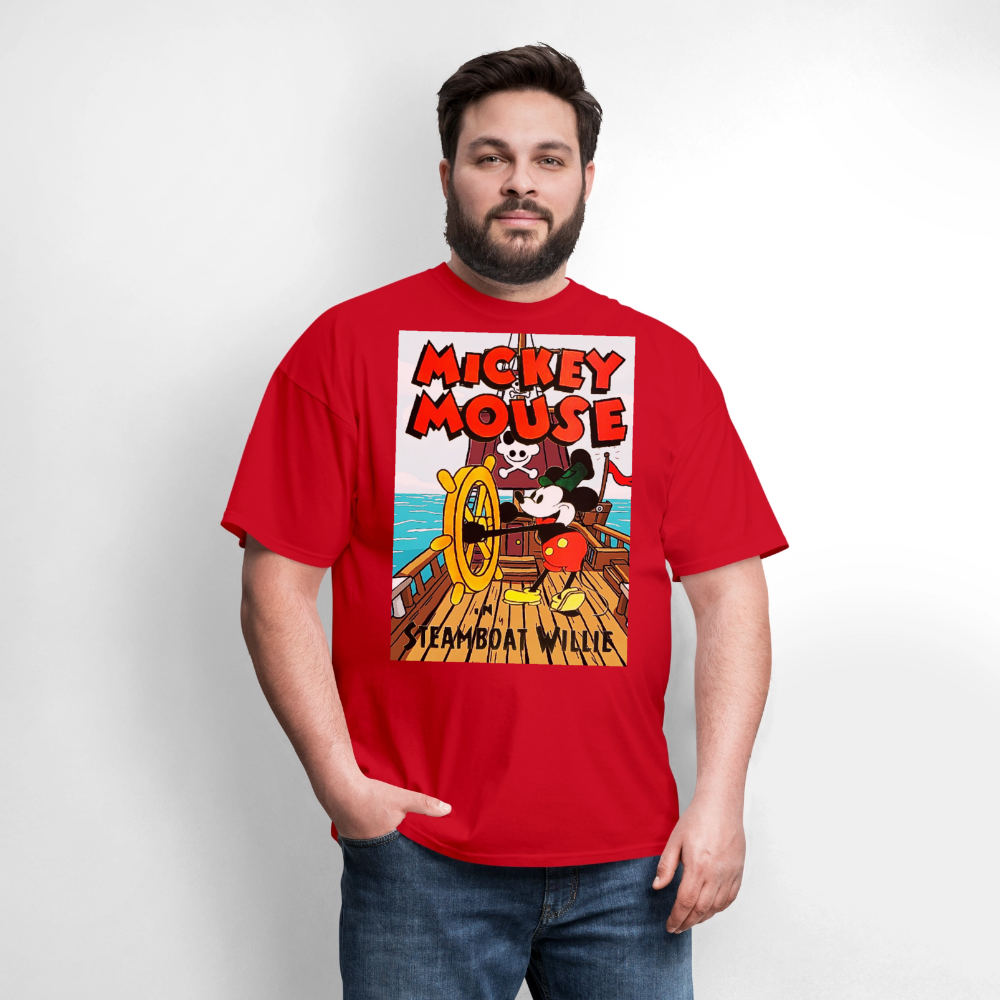 Steamboat Willie - red