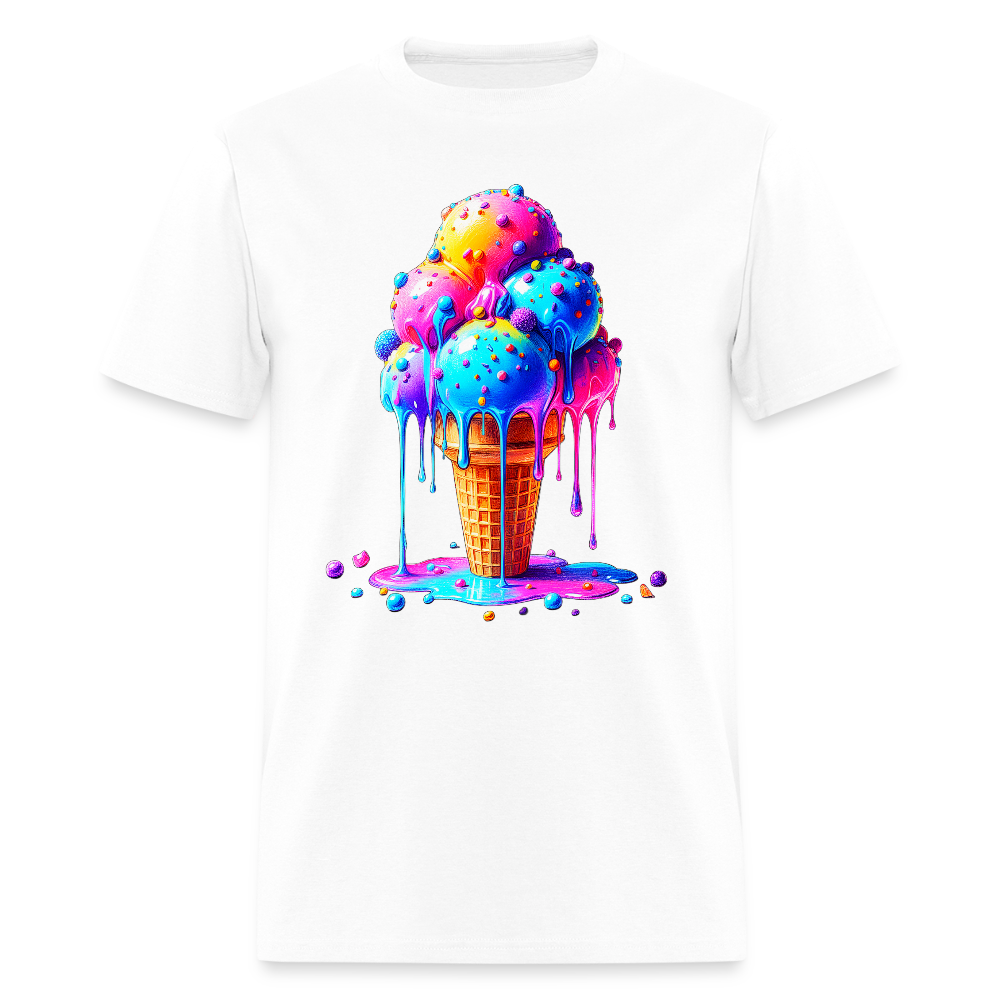 Melting Rainbow - white