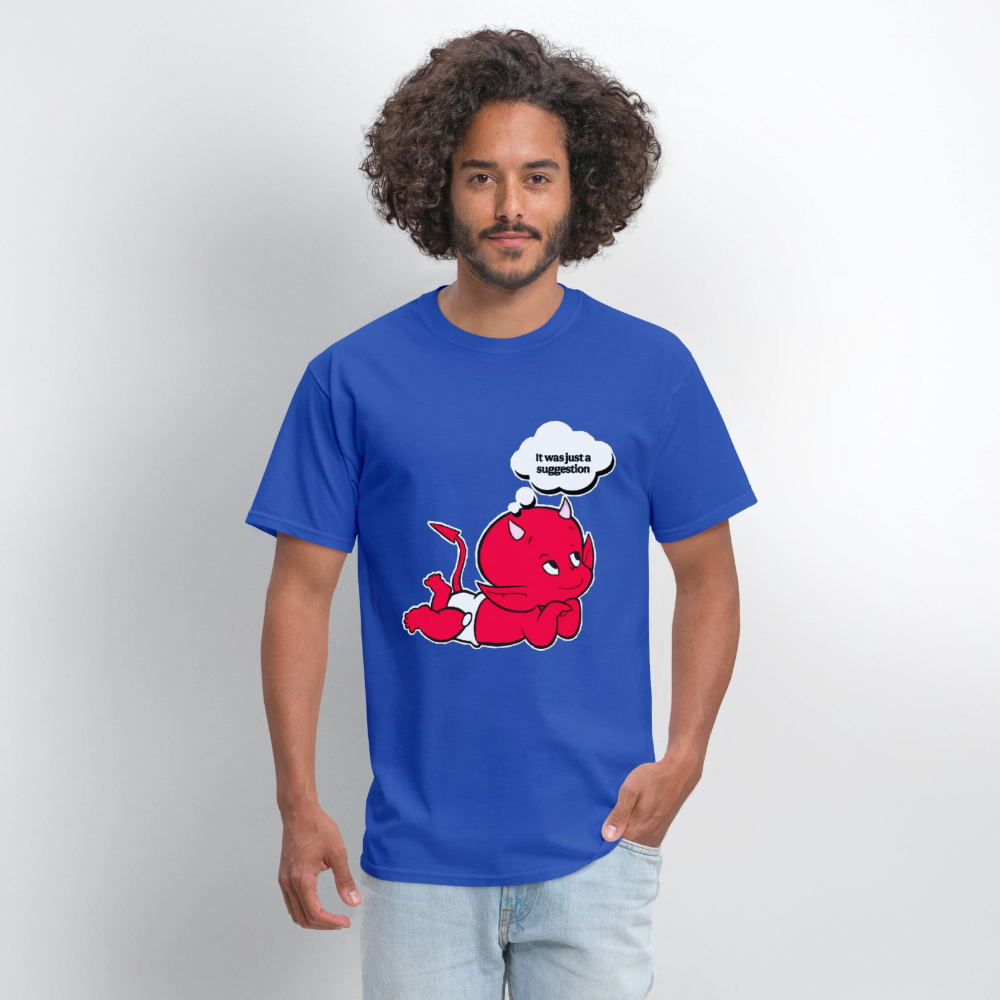 Just A Suggestion - royal blue