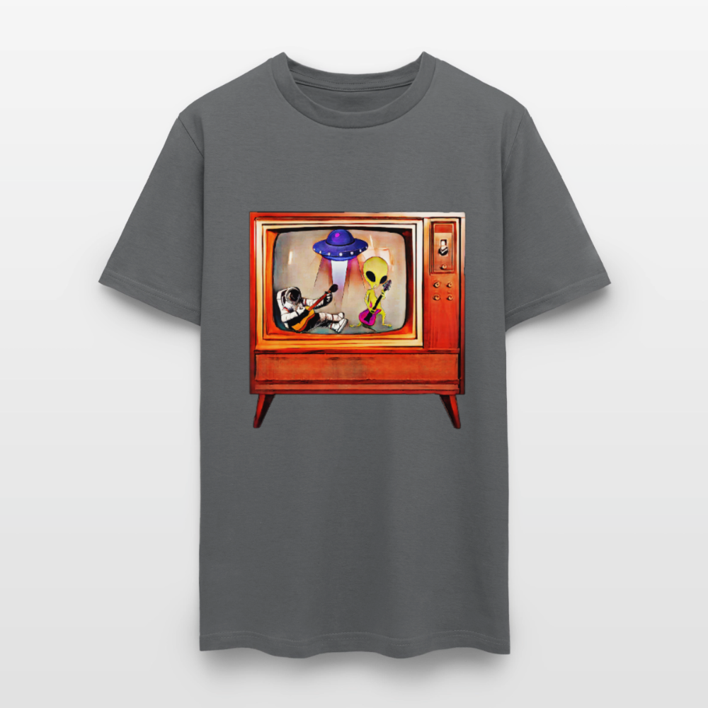 Rocking Astronaut and Alien - charcoal