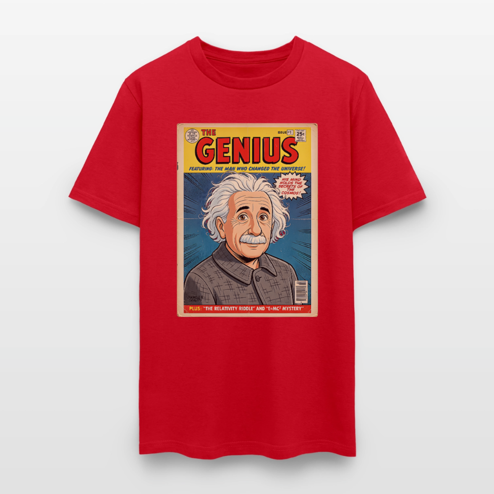 Albert Einstein #1 - red