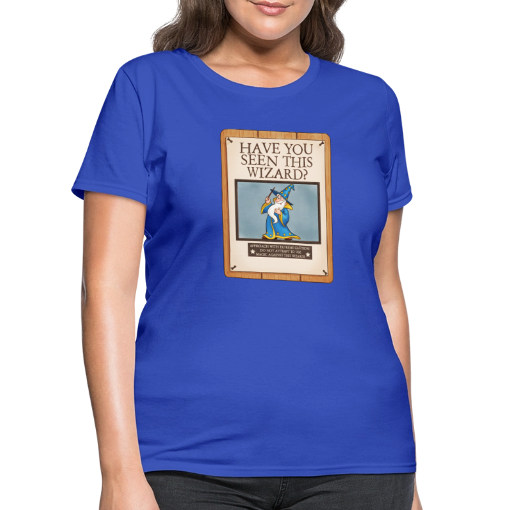 Approach With Caution - royal blue