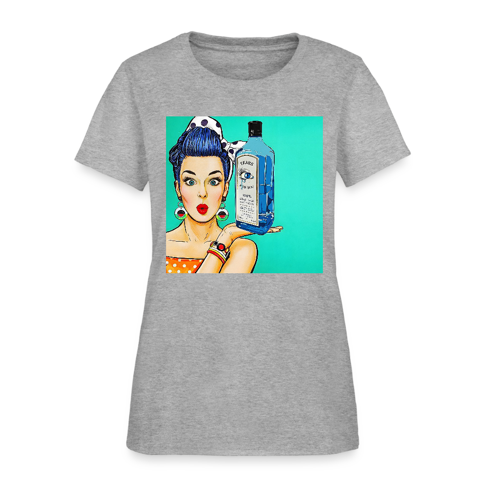 Retro Woman - heather gray