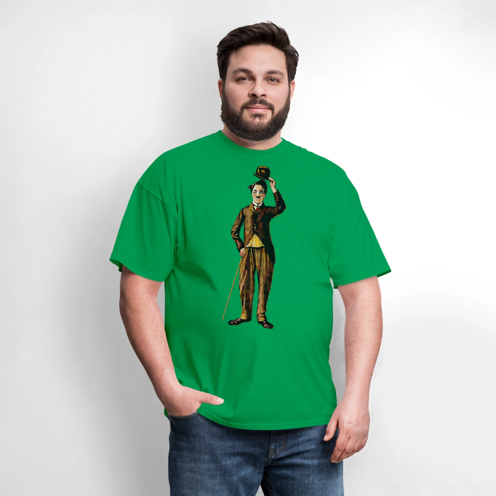 Charlie Chaplin - bright green