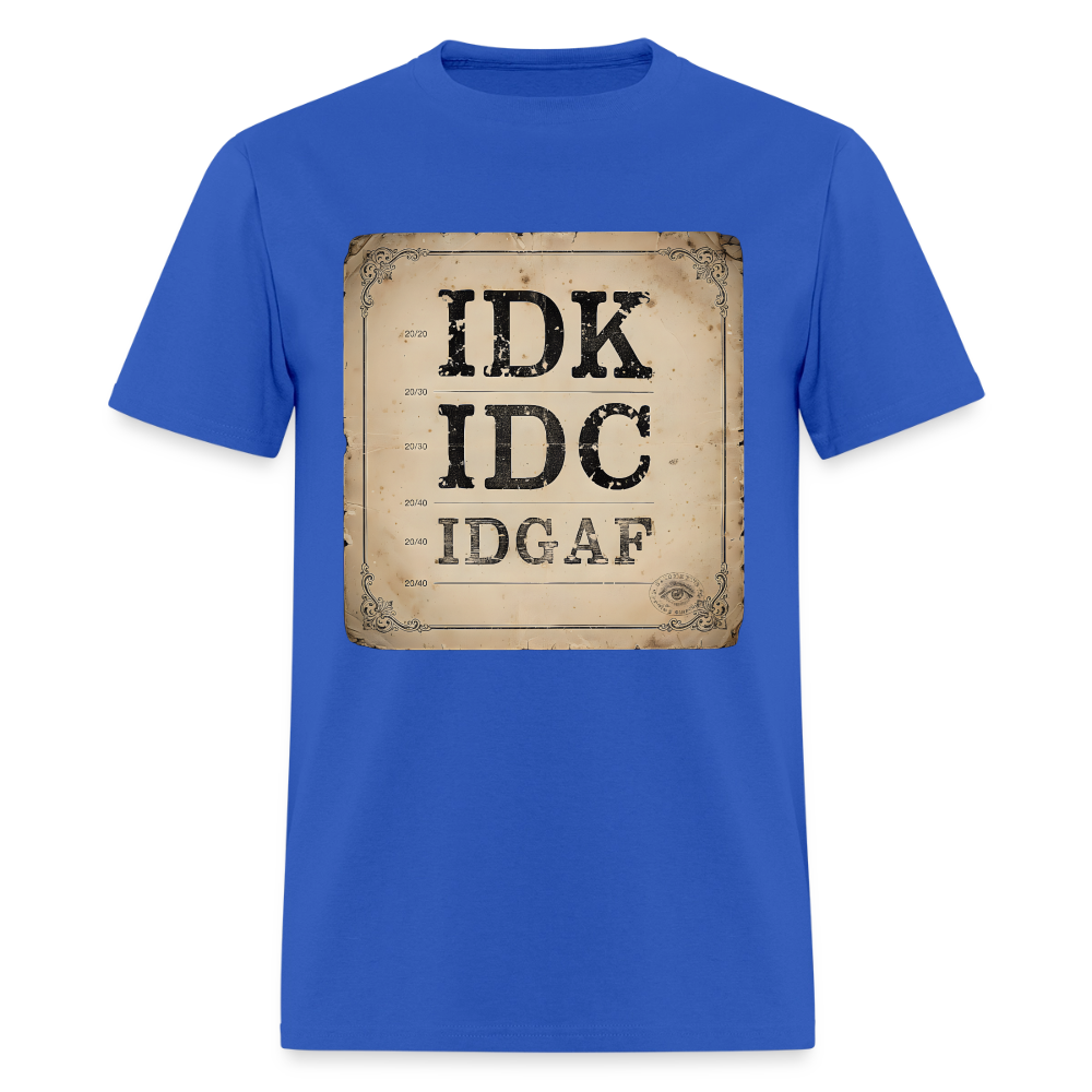 #1 Antique IDK - royal blue
