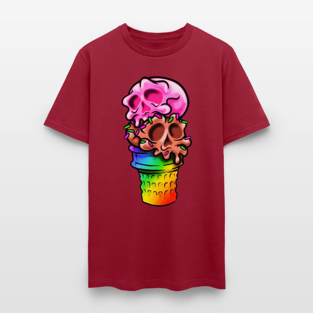 Cone Skull - dark red