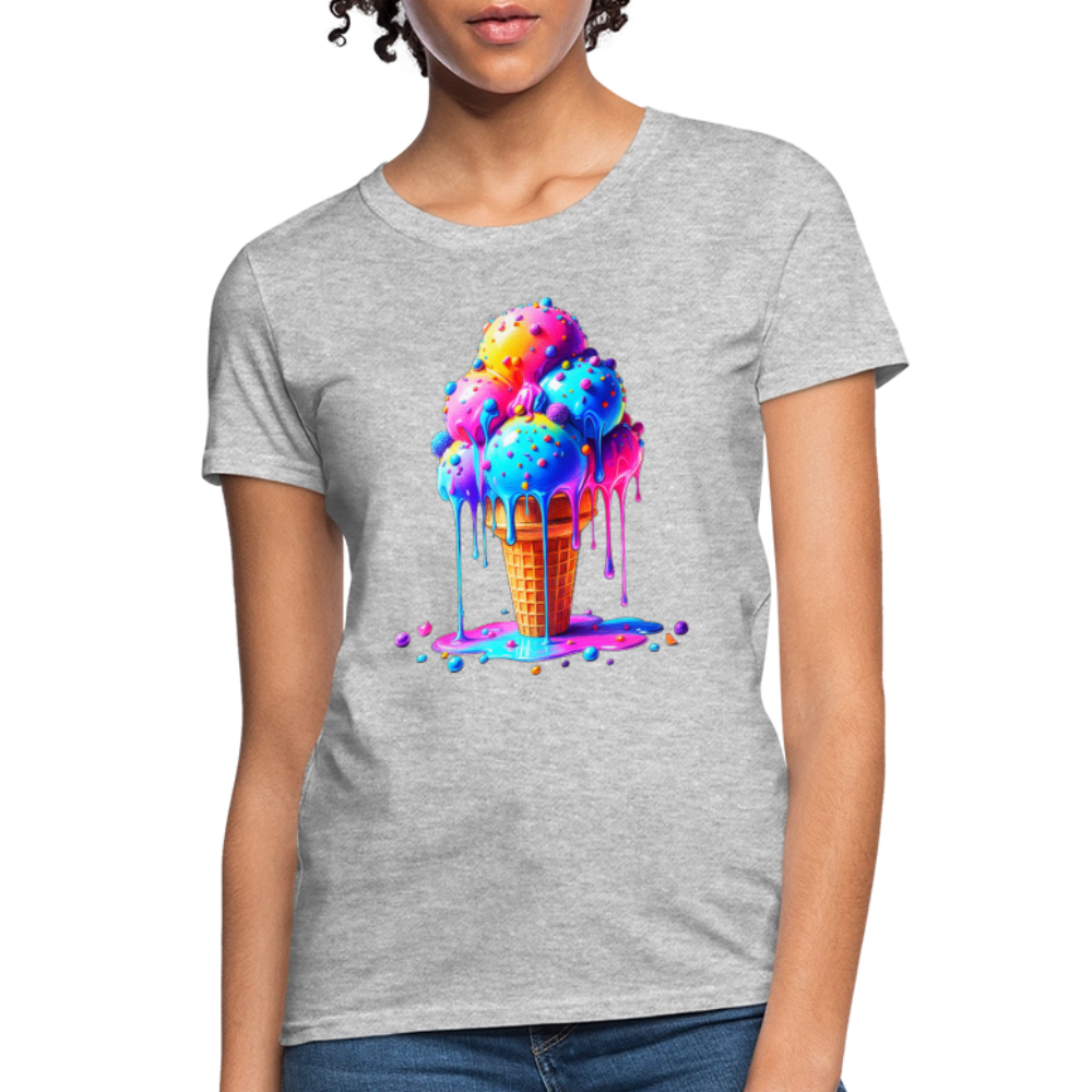 Melting Rainbow - heather gray