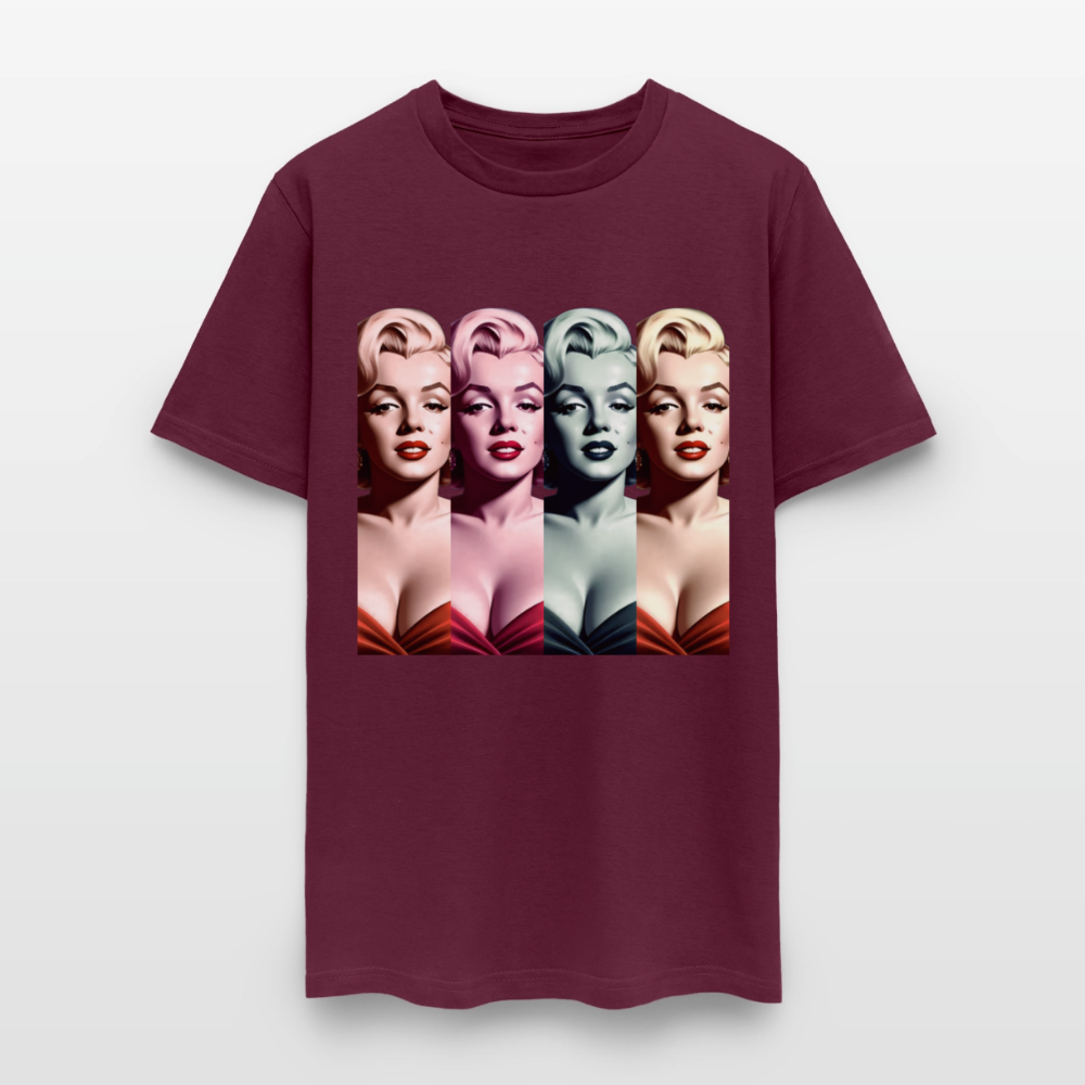Marilyn Monroe - burgundy