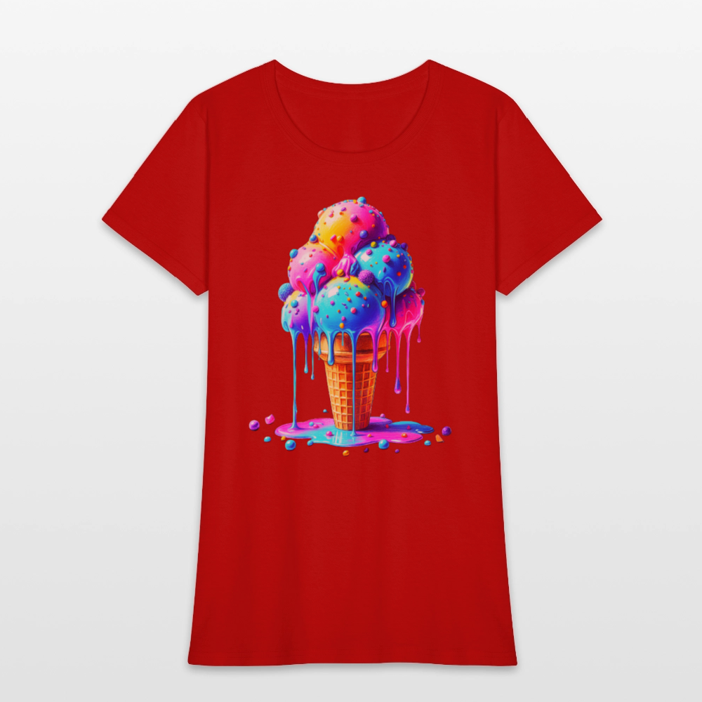 Melting Rainbow - red