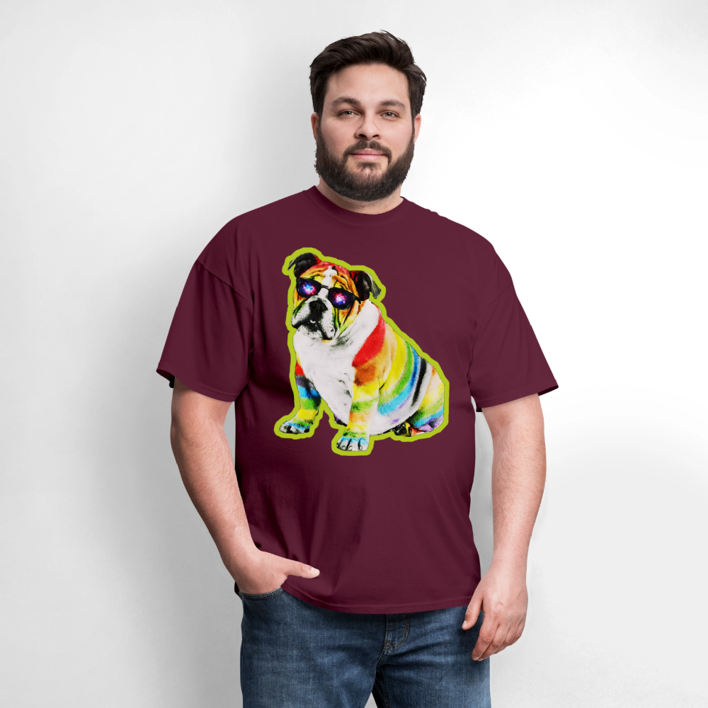 Bulldog - burgundy