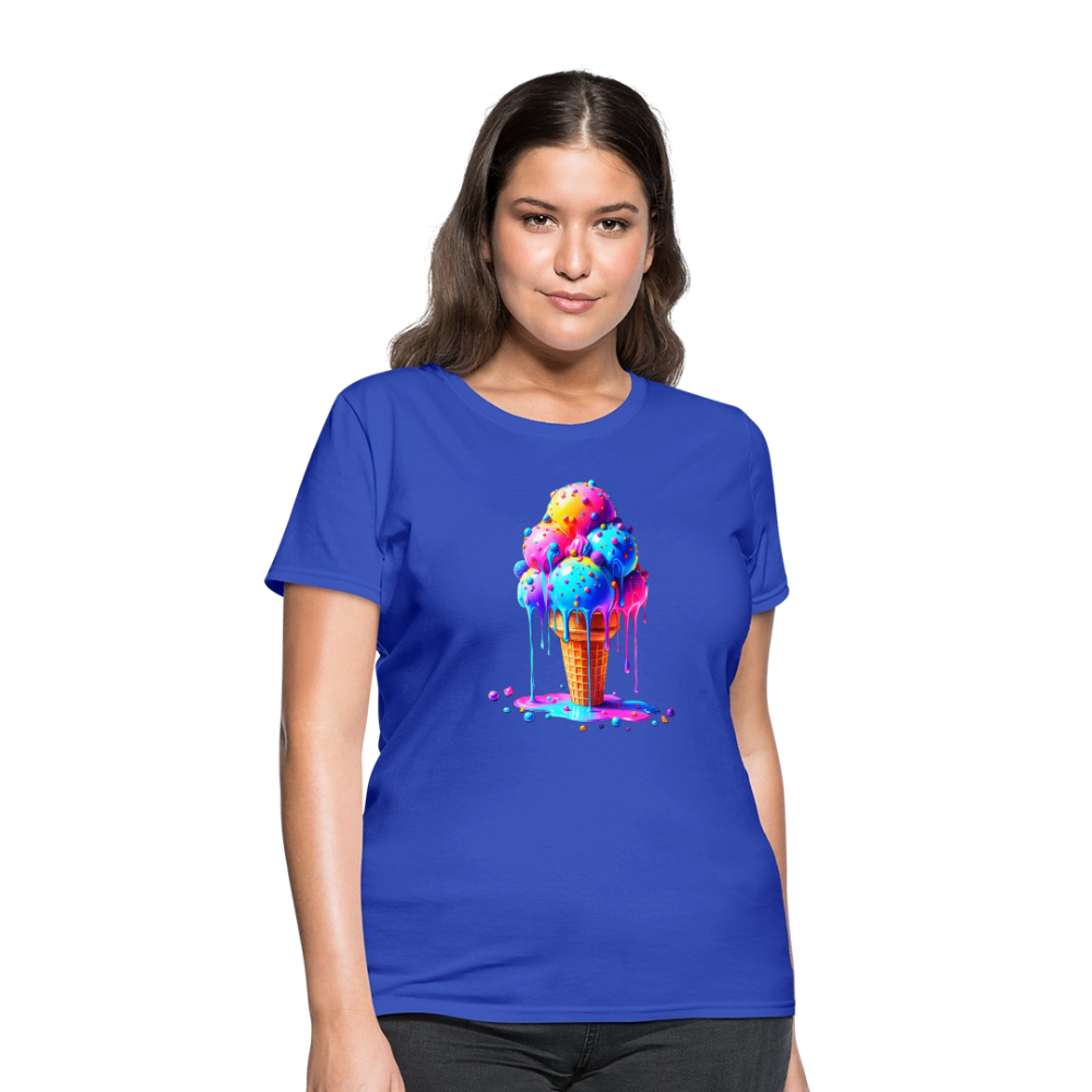 Melting Rainbow - royal blue