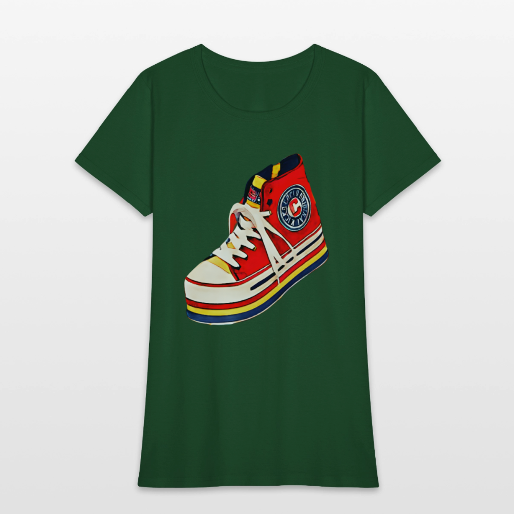 High Top Sneaker - forest green