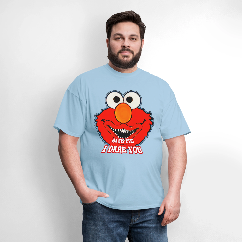 Bite Me Elmo - powder blue