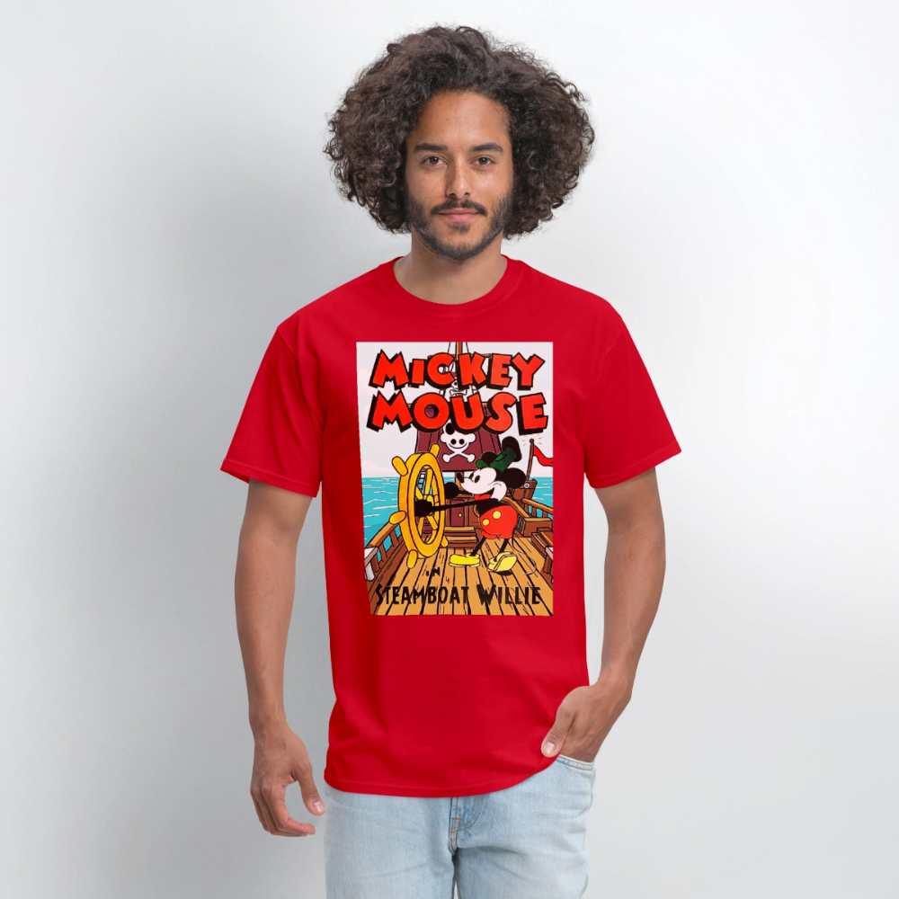 Steamboat Willie - red