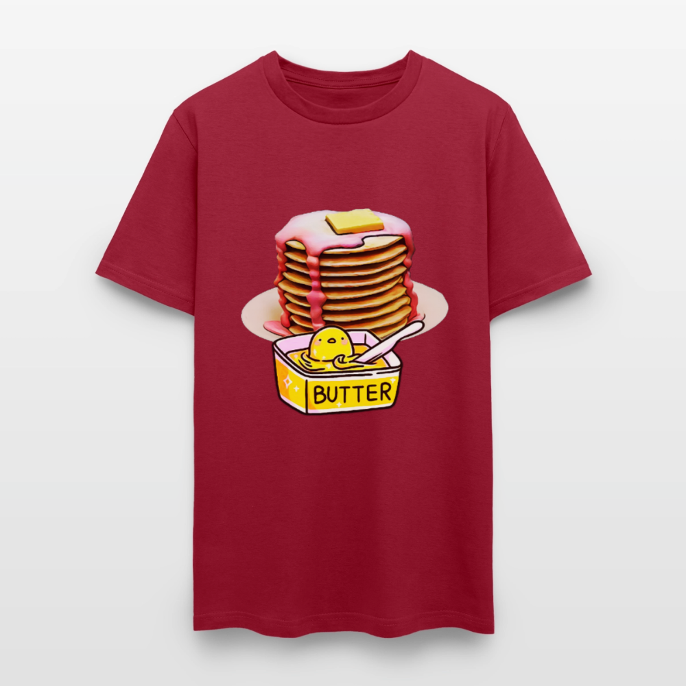 Pancakes and Butter - dark red