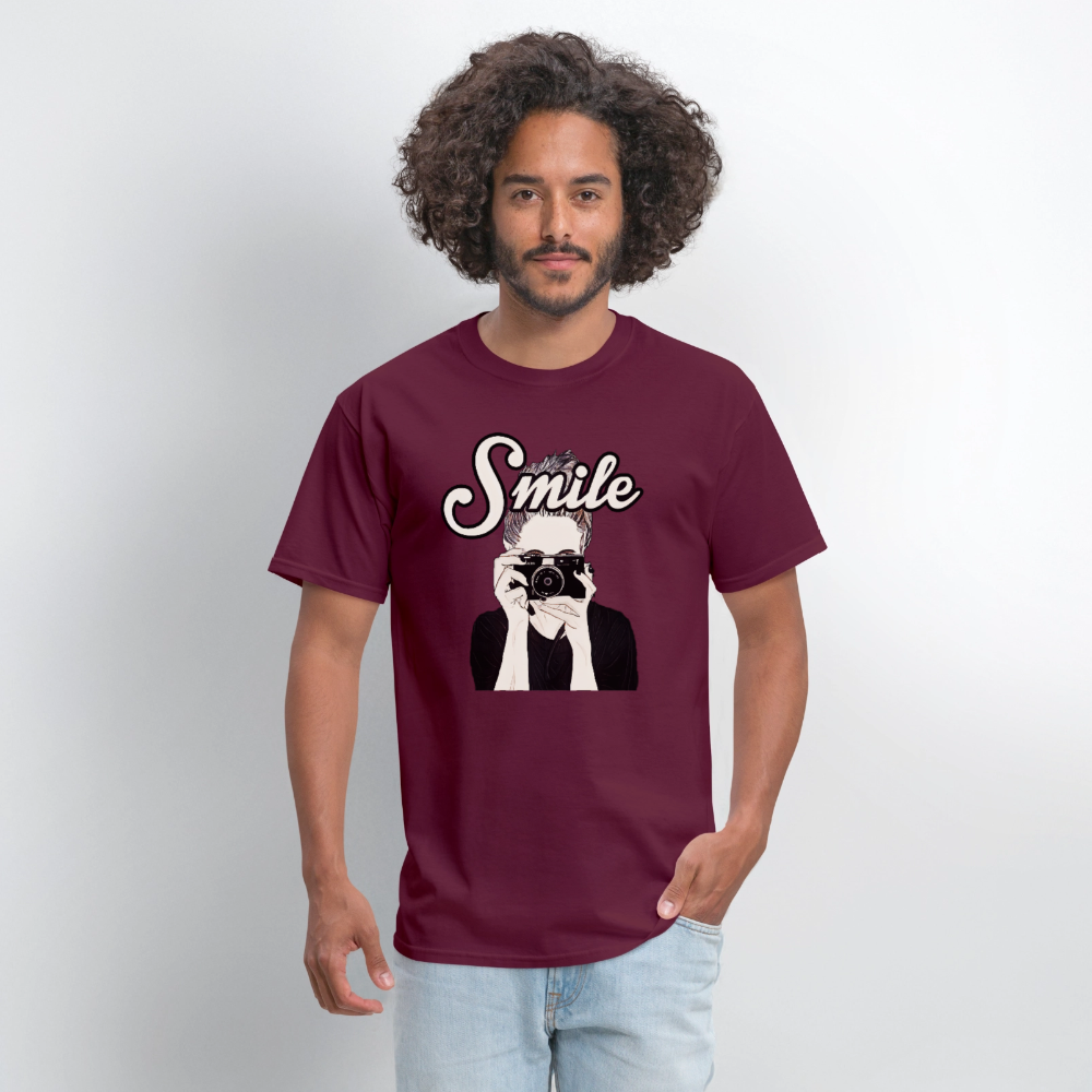 Smile - burgundy