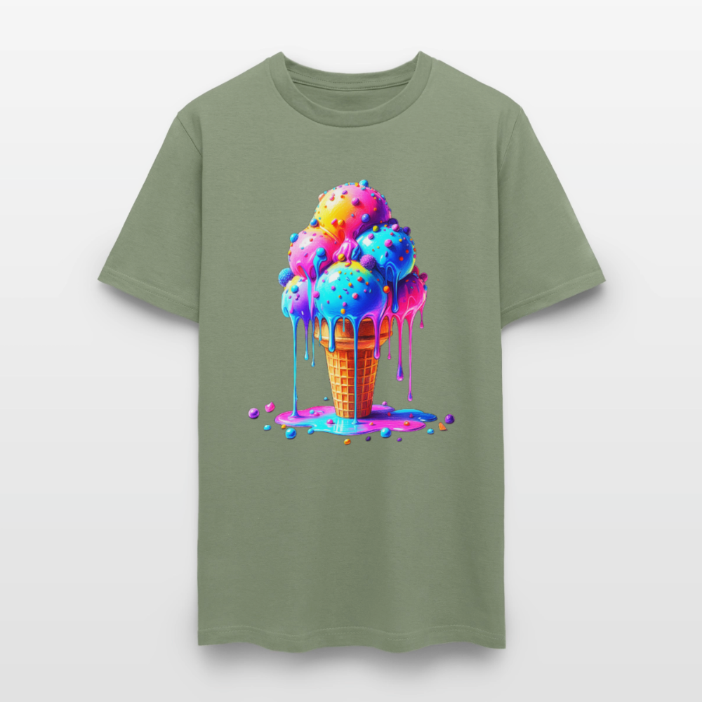 Melting Rainbow - military green