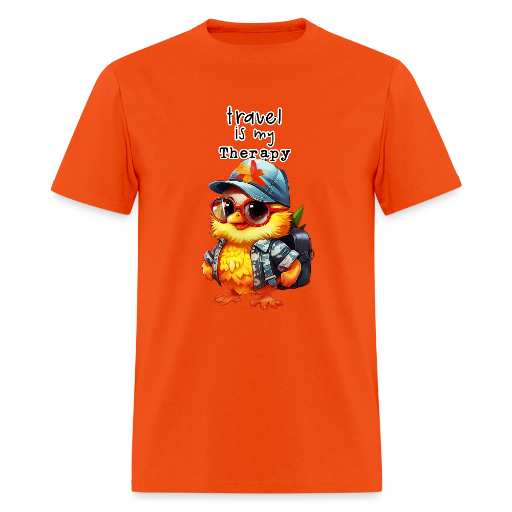 Travel Is My Therapy - orange