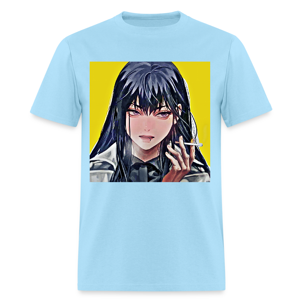 Mysterious Woman - powder blue