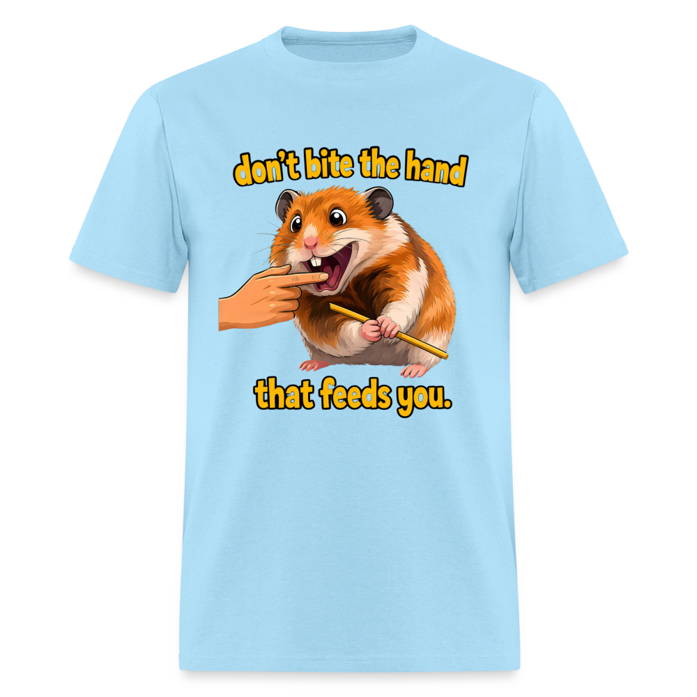 Don't Bite The Hand - powder blue