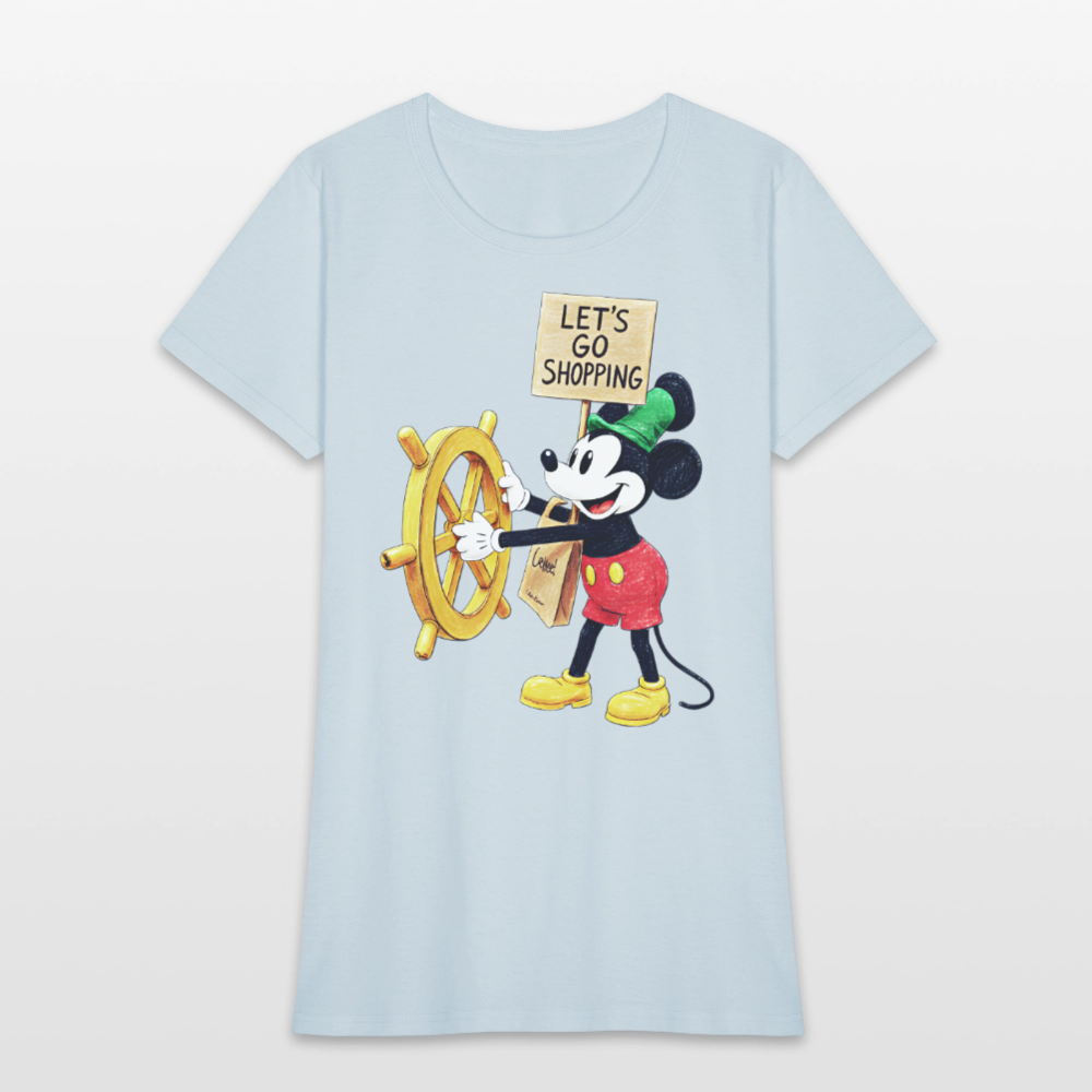 Let's Go Shopping - light blue