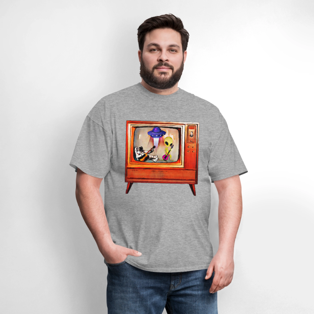 Rocking Astronaut and Alien - heather gray