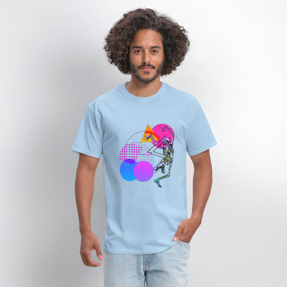Dancing Skelton - powder blue