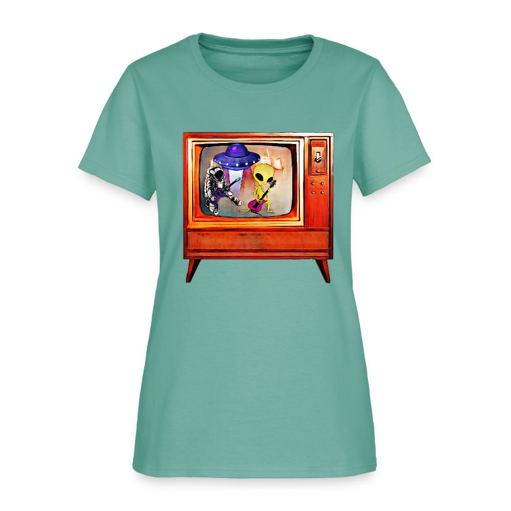 Rocking Astronaut and Alien #2 - aquatic