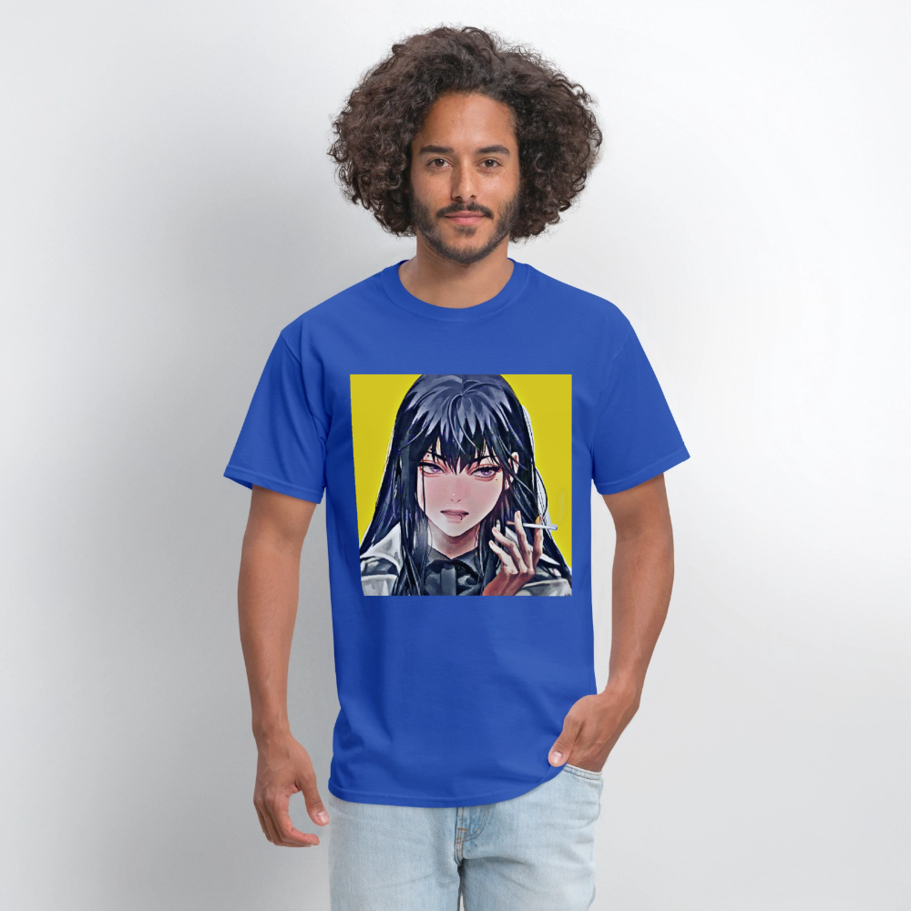 Mysterious Woman - royal blue