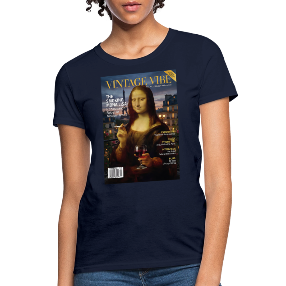 A Smoking Mona Lisa - navy